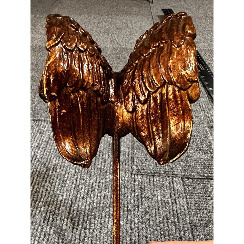 Angel Wing Statue - Small Bronze Color - Resin Angel Wings Home Decor